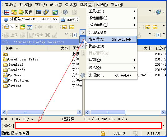 WinSCP(SFTP客户端)