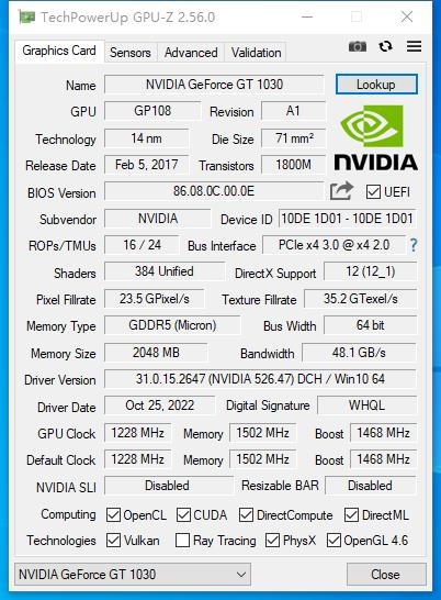 GPU-Z(显卡检测工具)