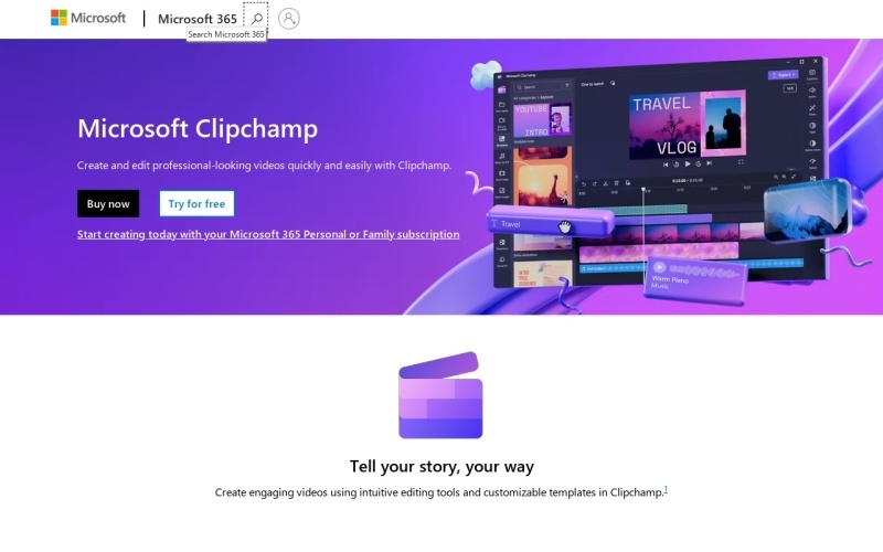 Clipchamp：微软Ai视频编辑器