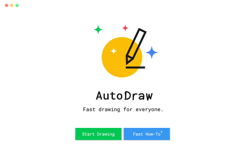 AutoDraw：谷歌Google出品的在线AI绘画工具