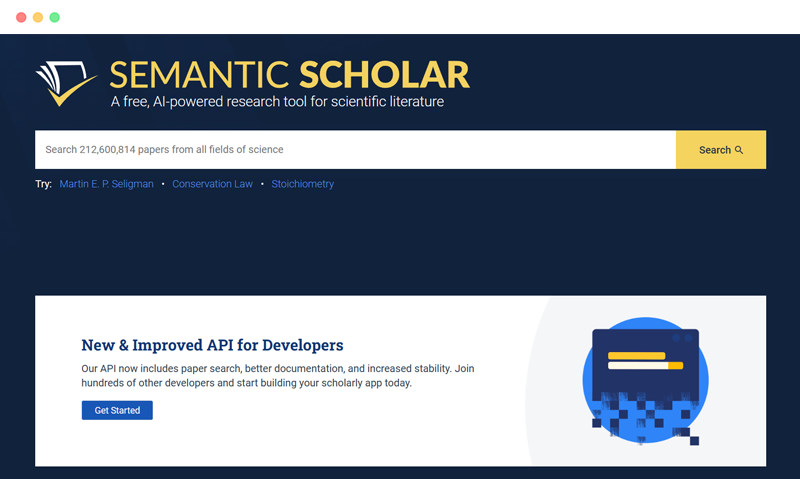 Semantic Scholar：ai智能科学文献学术搜索工具