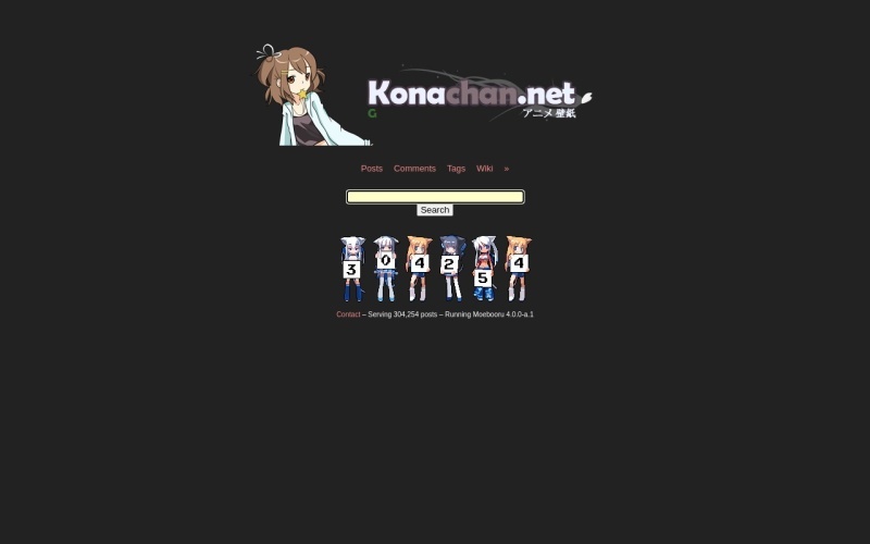 KonaChan：动漫ACG壁纸图片搜索下载网站