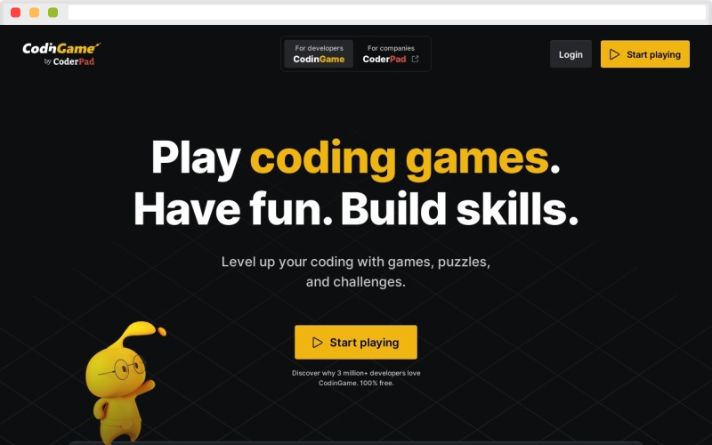CodinGame：在线游戏化编程学习网站