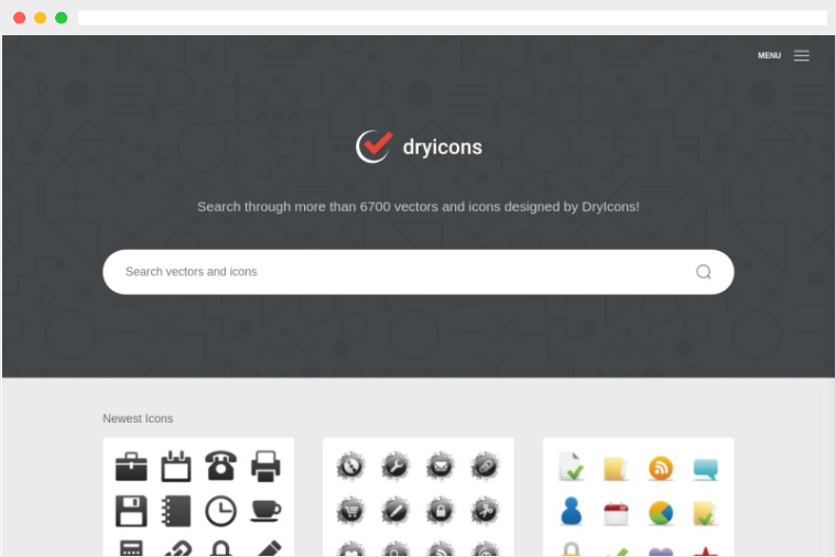 DryIcons：国外免费无版权icon图标素材下载网站