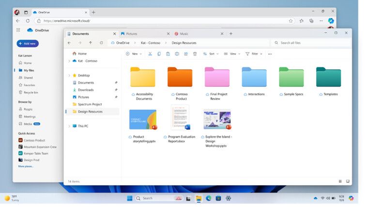 彩色文件夹来袭：微软 Win11 文件管理器扩展支持 OneDrive