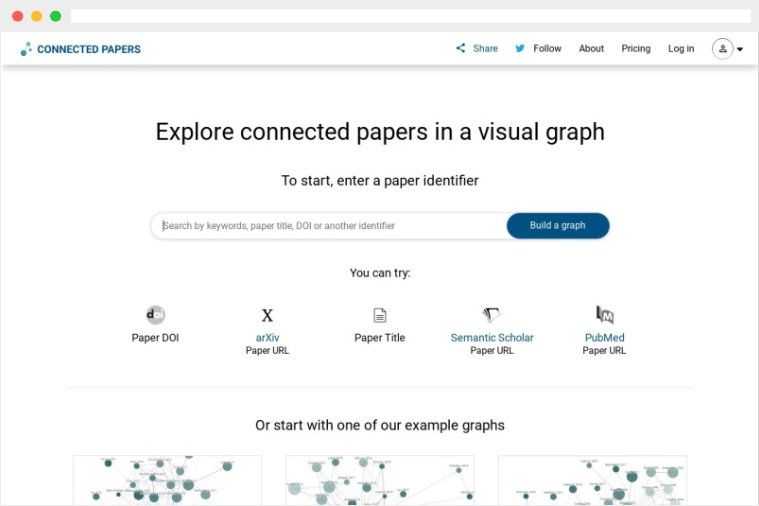 Connected Papers：在线可视化论文学术搜索引擎平台