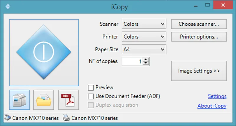 iCopy(免费扫描仪和打印机管理软件)